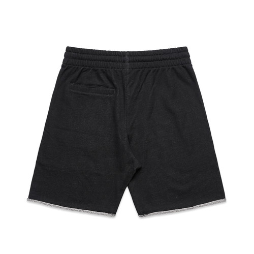 BLACK HEATHER - BACK track-shorts-19"-blackheather-back